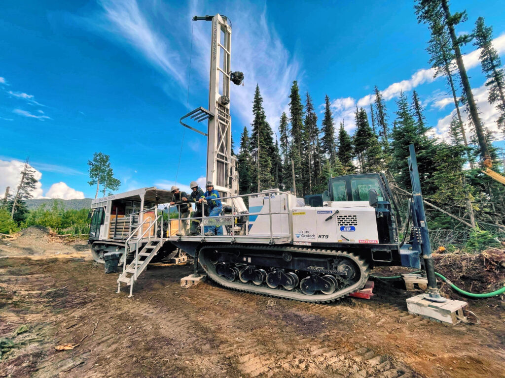 TerraSonic Sonic drill coring geotechnical tailings siteinvestigation